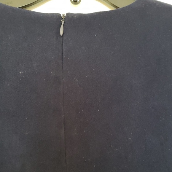 Pretty Navy Faux Suede Dress - Picture 6 of 8